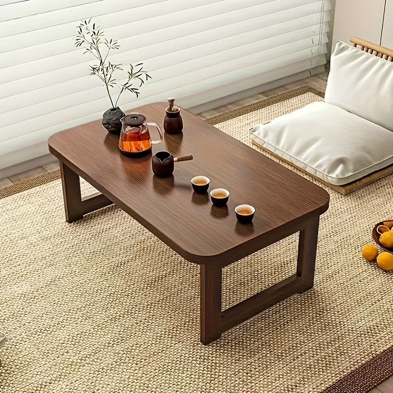 Desktop Organizer Bamboo - Katlanabilir Taşınabilir Yan Sehpa Bambu Masa