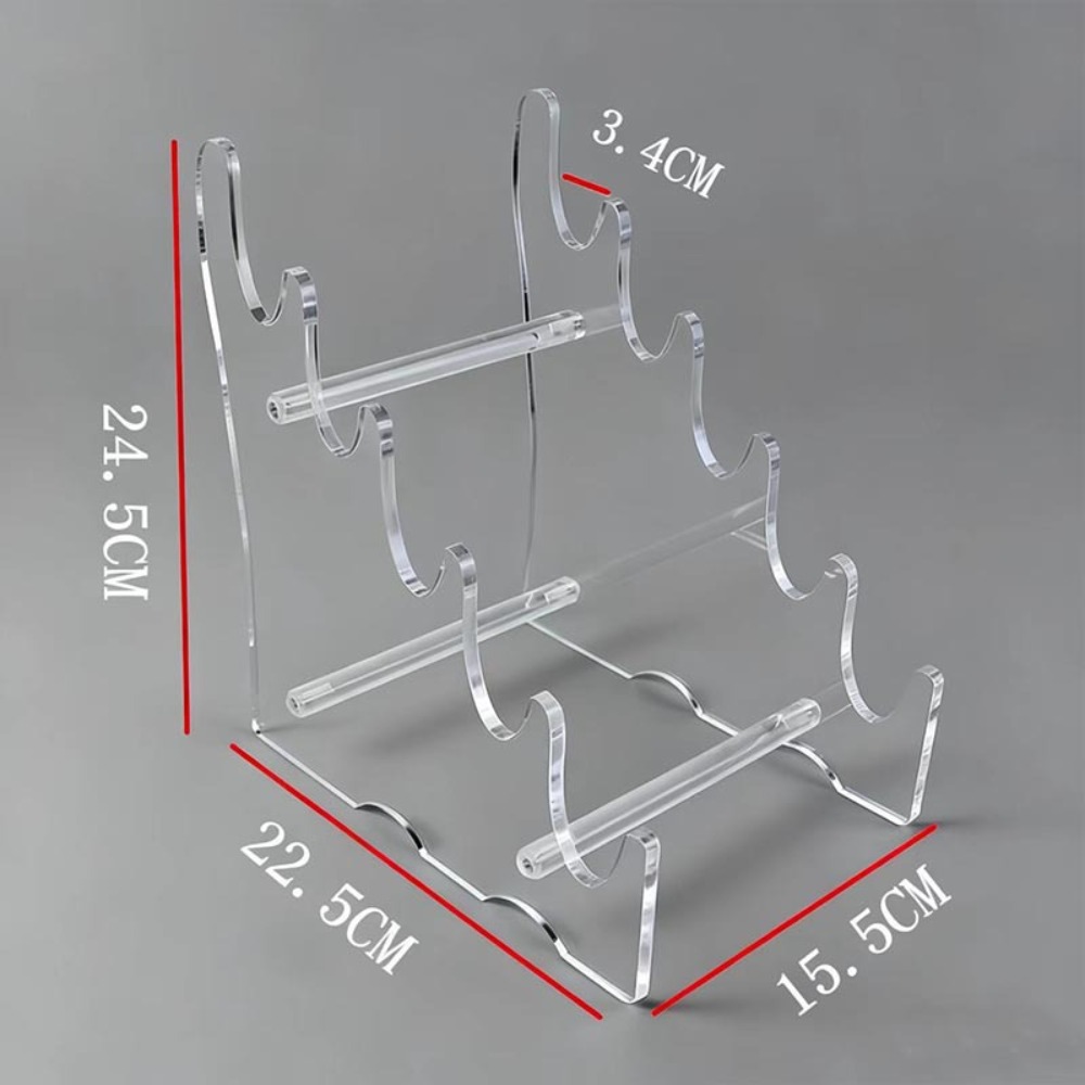 Desktop Organizer Bamboo - Akrilik Malzeme Masaüstü Depolama Rafı Organizatör