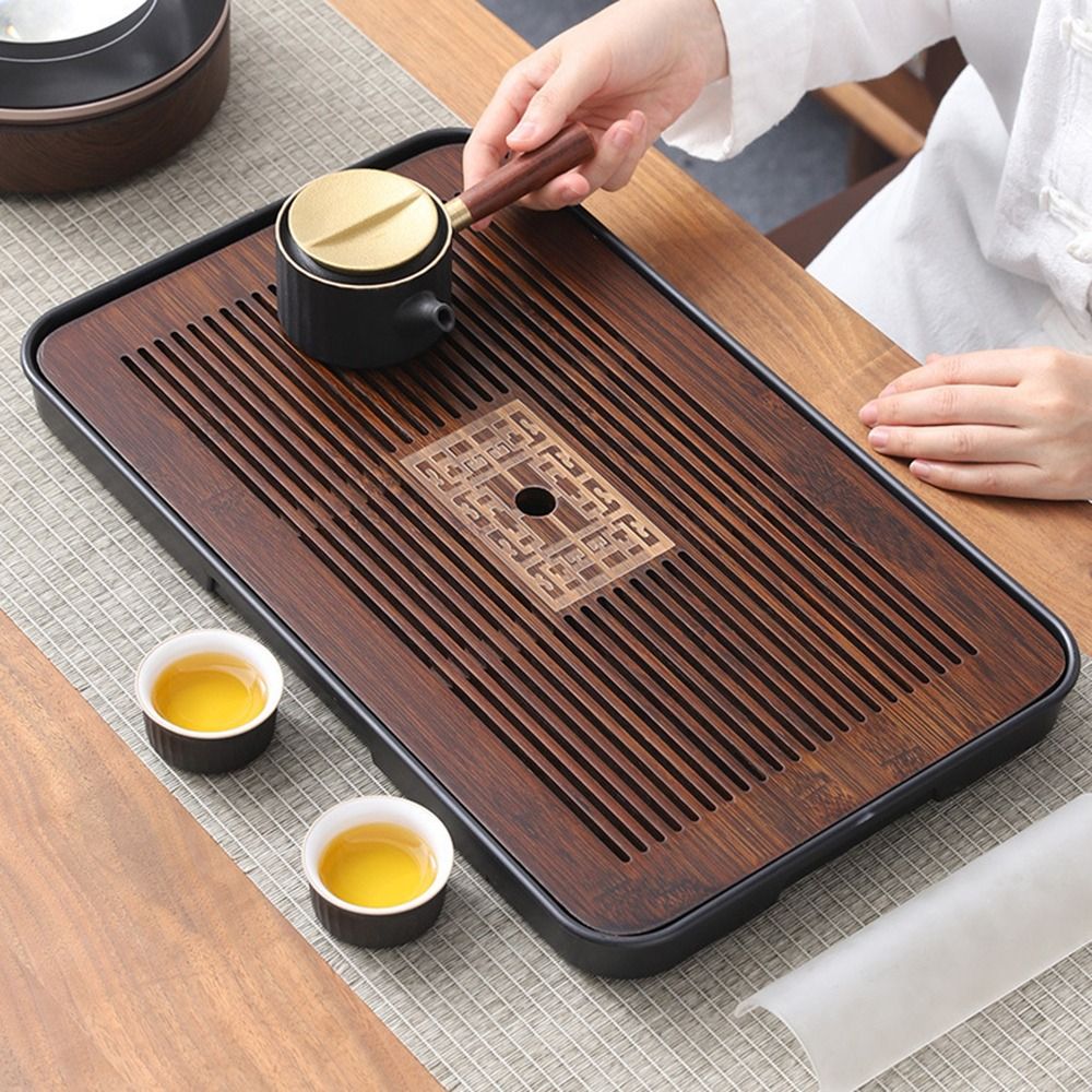 Yeni Bambu Çay Tepsisi 43.5x26 - Desktop Organizer Bamboo incelemesi ve fiyatı