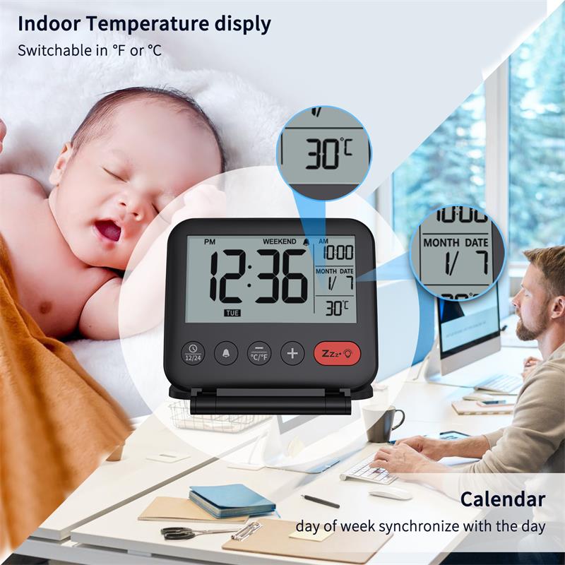 NOKLEAD Dijital Seyahat Çalar  - Led Desk Clock incelemesi ve fiyatı