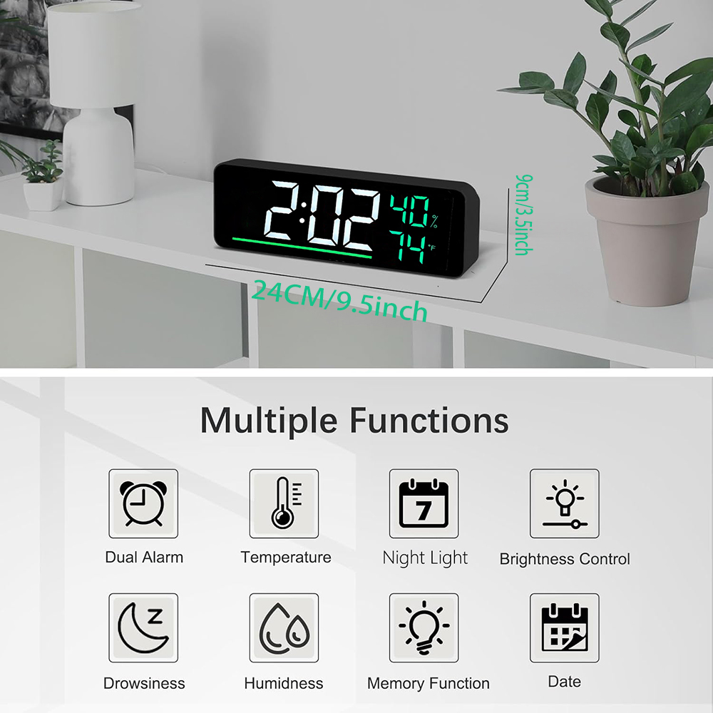 LED Dijital Duvar Saati, Sıcak - Led Desk Clock incelemesi ve fiyatı