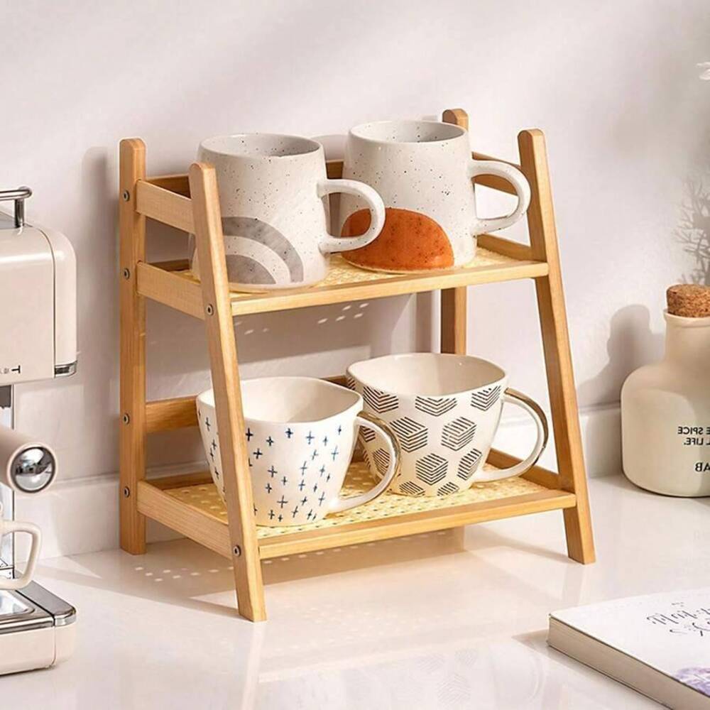 2 Katmanlı Bambu Tezgah Üstü D - Desktop Organizer Bamboo incelemesi ve fiyatı