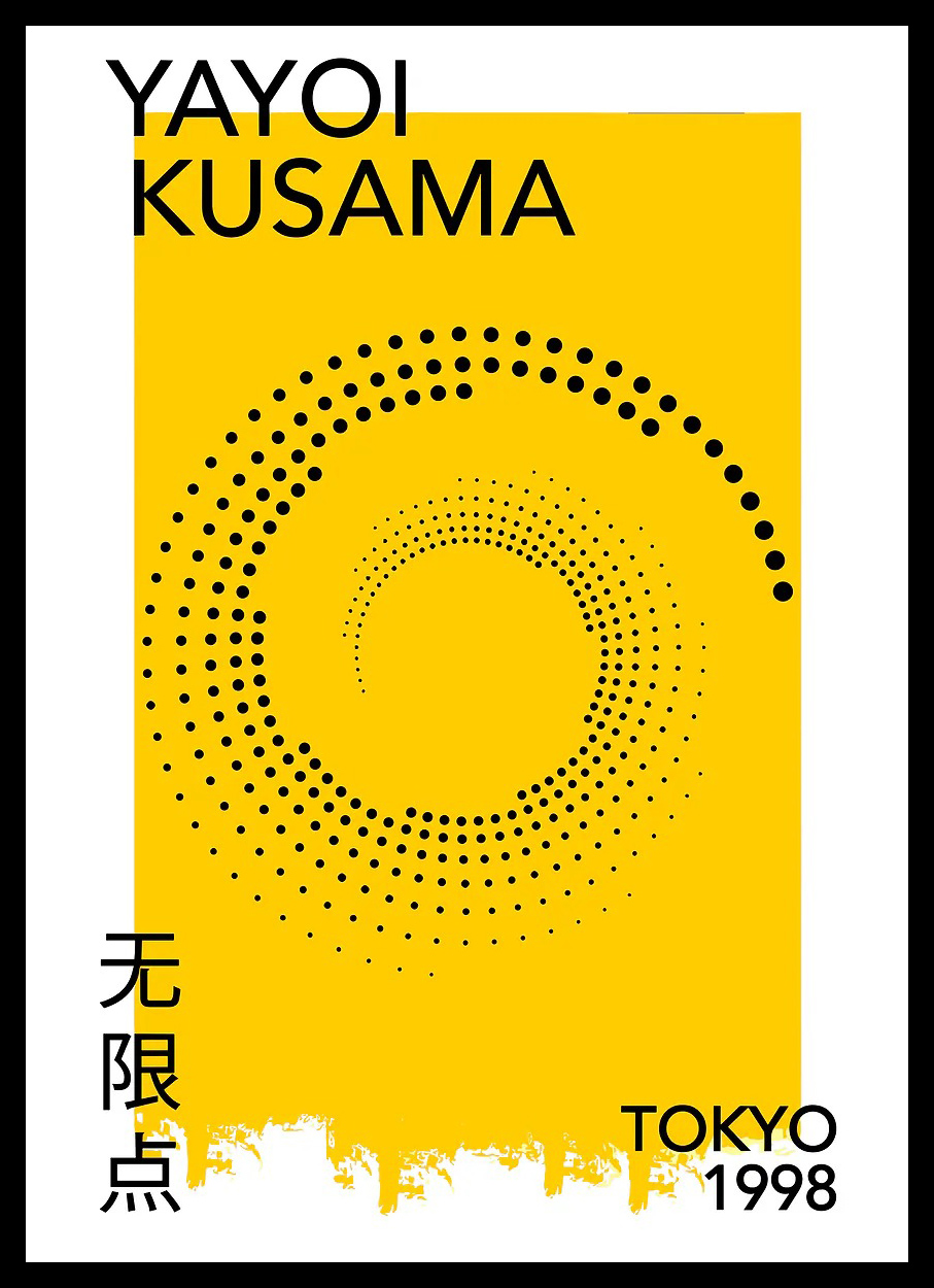 Japon Yayoi Kusama Soyut Sonsu - Home Office Japandi incelemesi ve fiyatı