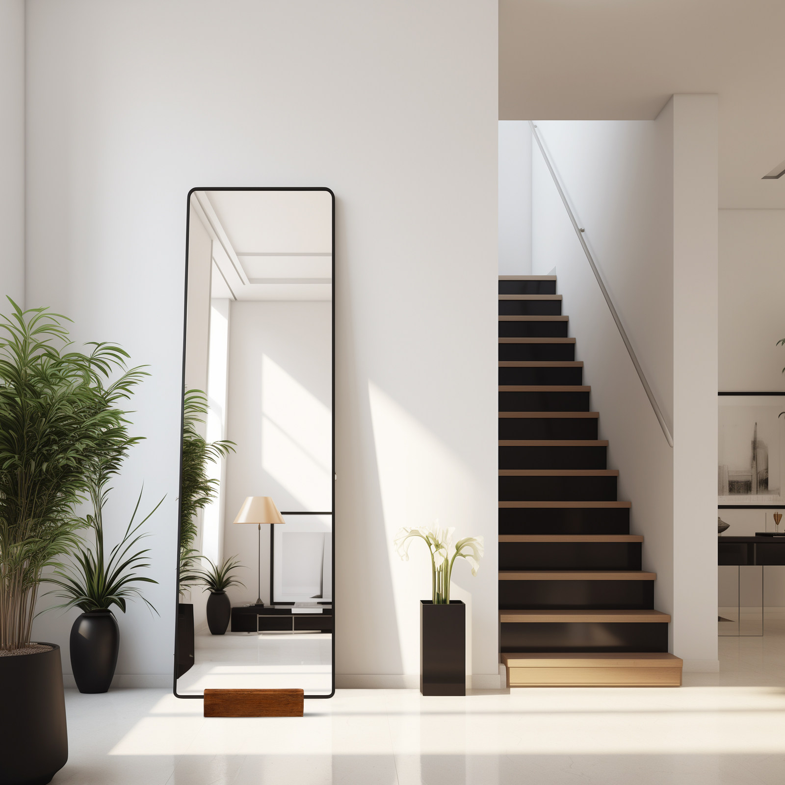 Tam Boy Ayna Standı Ahşap Sana - Home Office Studio incelemesi ve fiyatı