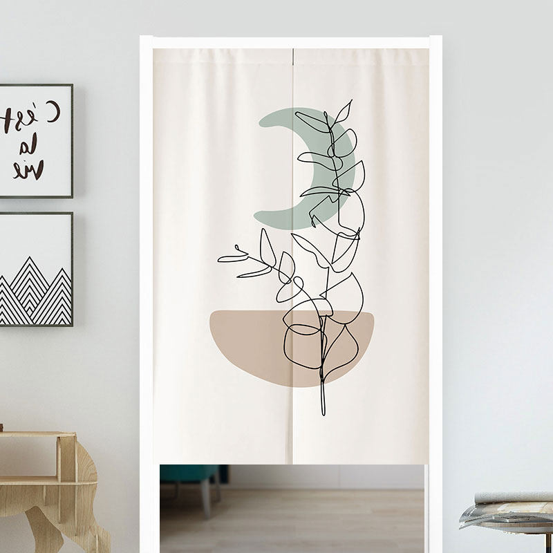 VIKAMA Boho Yeşil Yaprak Baskı - Home Office Japandi incelemesi ve fiyatı