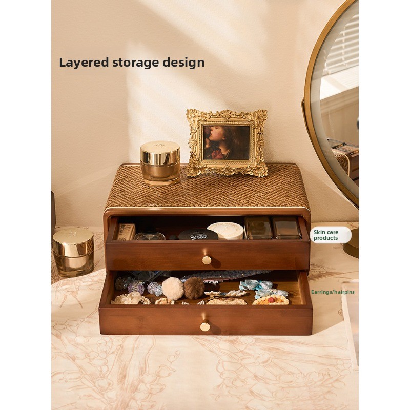 Vintage Çekmeceli Masaüstü Düz - Desktop Organizer Bamboo incelemesi ve fiyatı