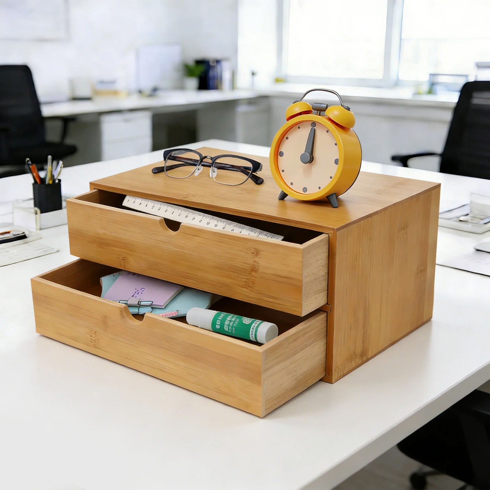 Masa Düzenleyici, 2 Çekmeceli  - Desktop Organizer Bamboo incelemesi ve fiyatı